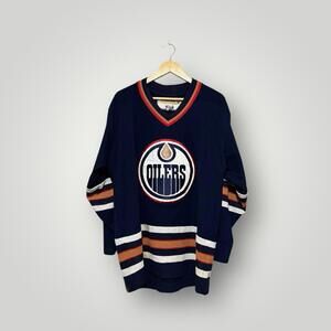 Vintage Edmonton Oilers Sewell #13 Oil Drop NHL Hockey Jersey L KOHO Men’s